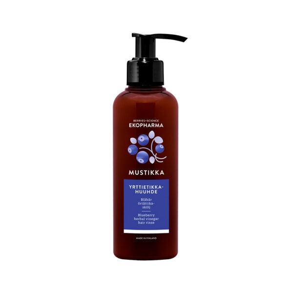 Ekopharma Mustikka Yrttietikkahuuhde 250ml (Hajusteeton)